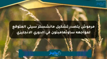 مرموش يتصدر تشكيل مانشستر سيتي المتوقع لمواجهة ساوثهامبتون في الدوري الإنجليزي